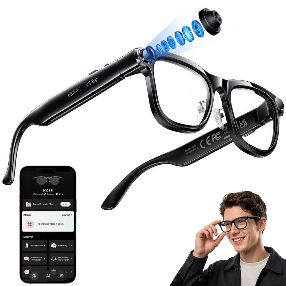 Photography Lighting - AI Smart Glasses with ChatGPT Real-Time