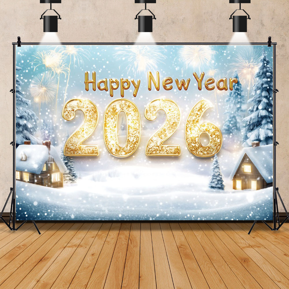 Photography Lighting And Backdrop - 2026 Happy New Year Theme Party