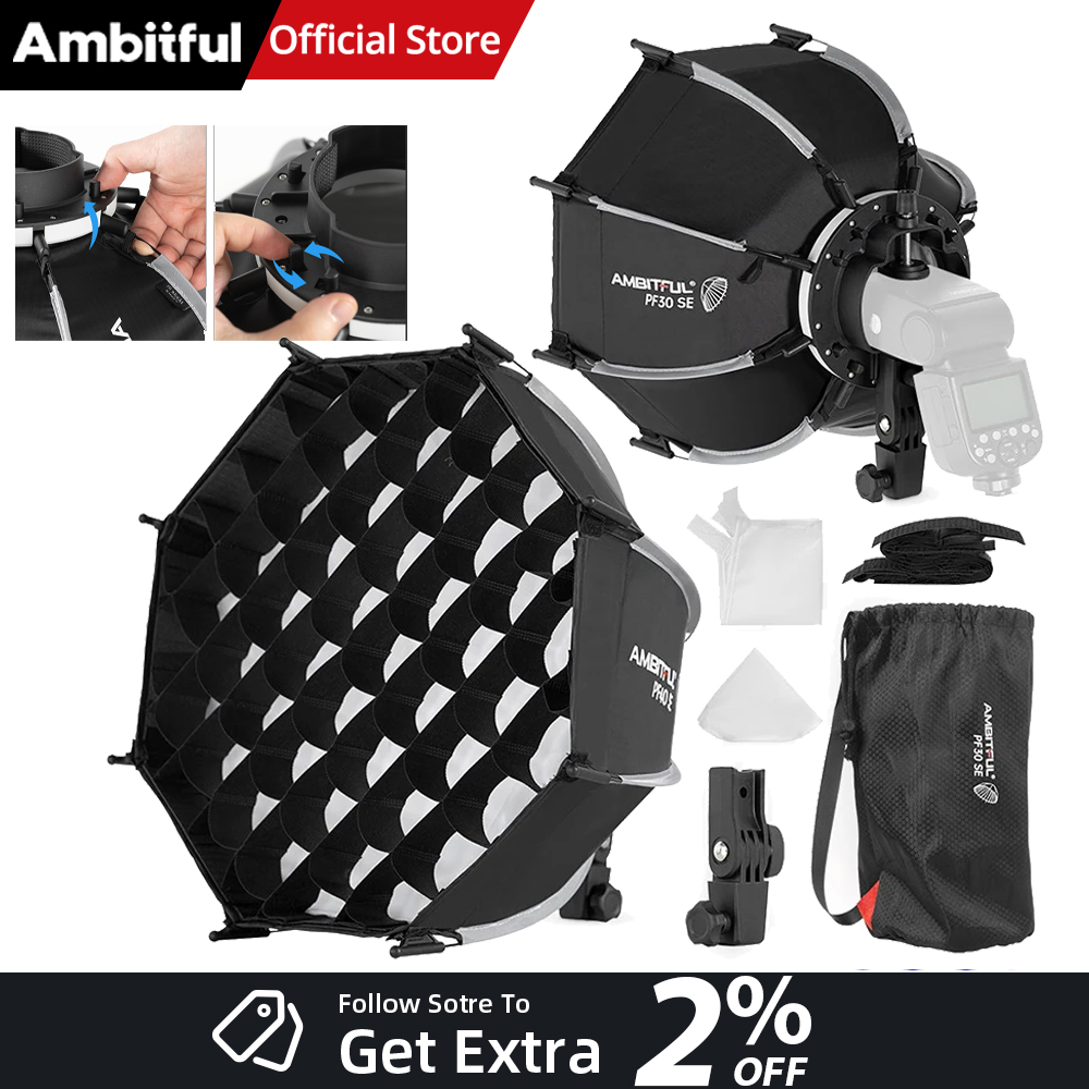 Godox Speedlite Flash - AMBITFUL PF30/PF40 30cm /40cm mini Speedlite