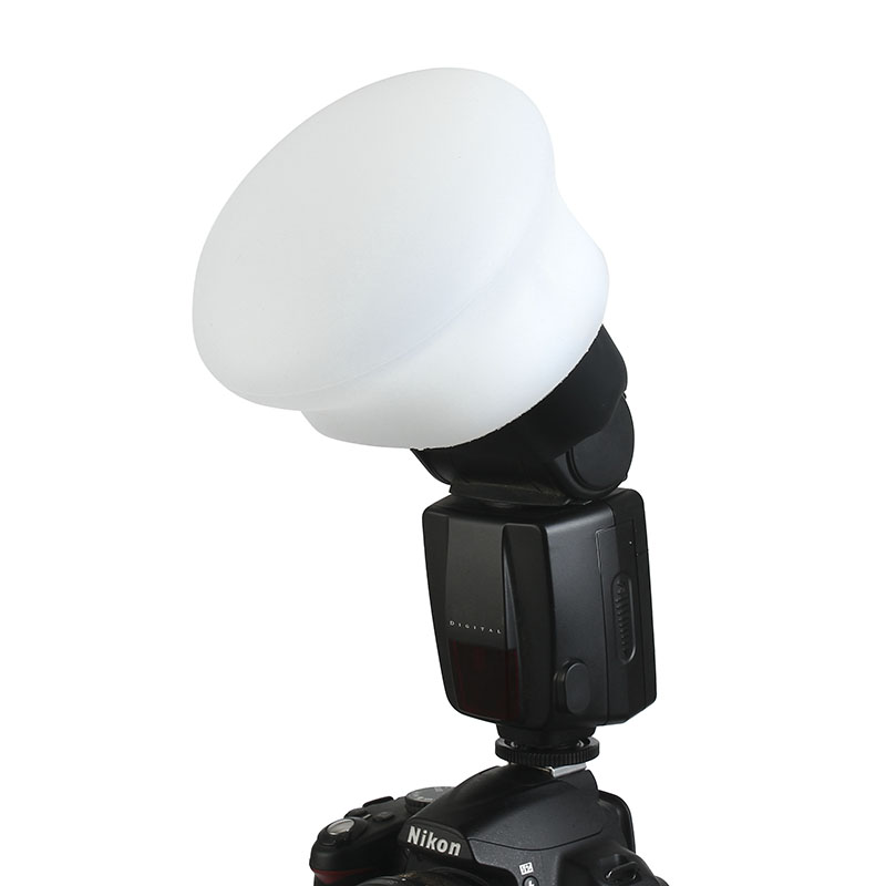 Godox Speedlite Flash - Magnetic Silicon Light Diffuser Rubber Sphere