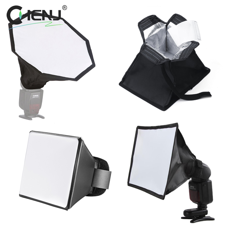 Photography Lightning - 1pcs Foldable Flash Diffuser Softbox Universal
