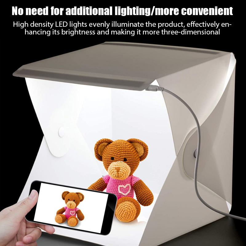 Photography Lighting And Backdrop - Lightbox Light Box Mini Photo Studio