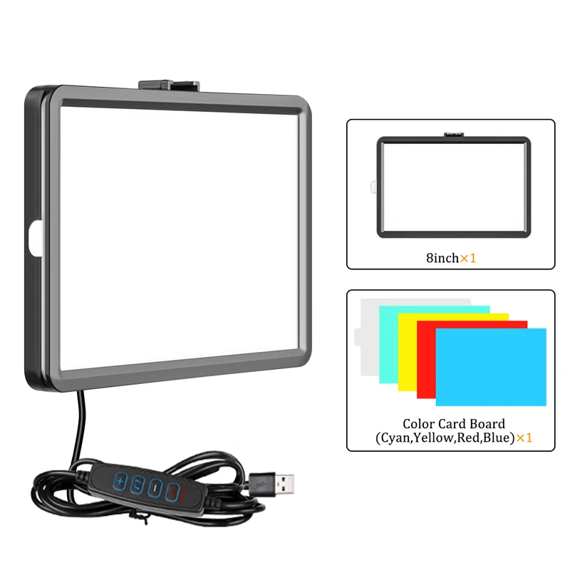 Video Light Panel Led - LED Video Light Dimmable Selfie Light