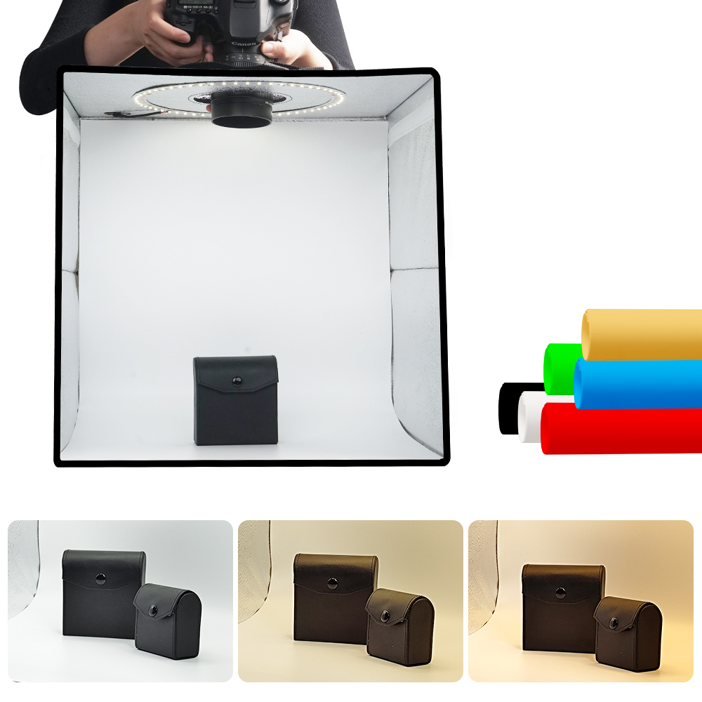 Photography Lighting Backdrop - Lightdow Dimmable Photo Box LED Light
