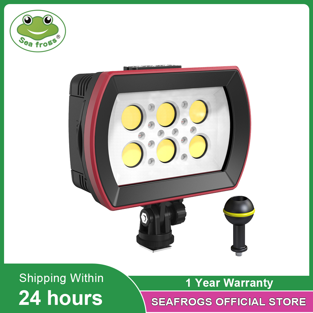 Photography Lighting Brands - Seafrogs Aluminum LED Diving Light 7000-7500K