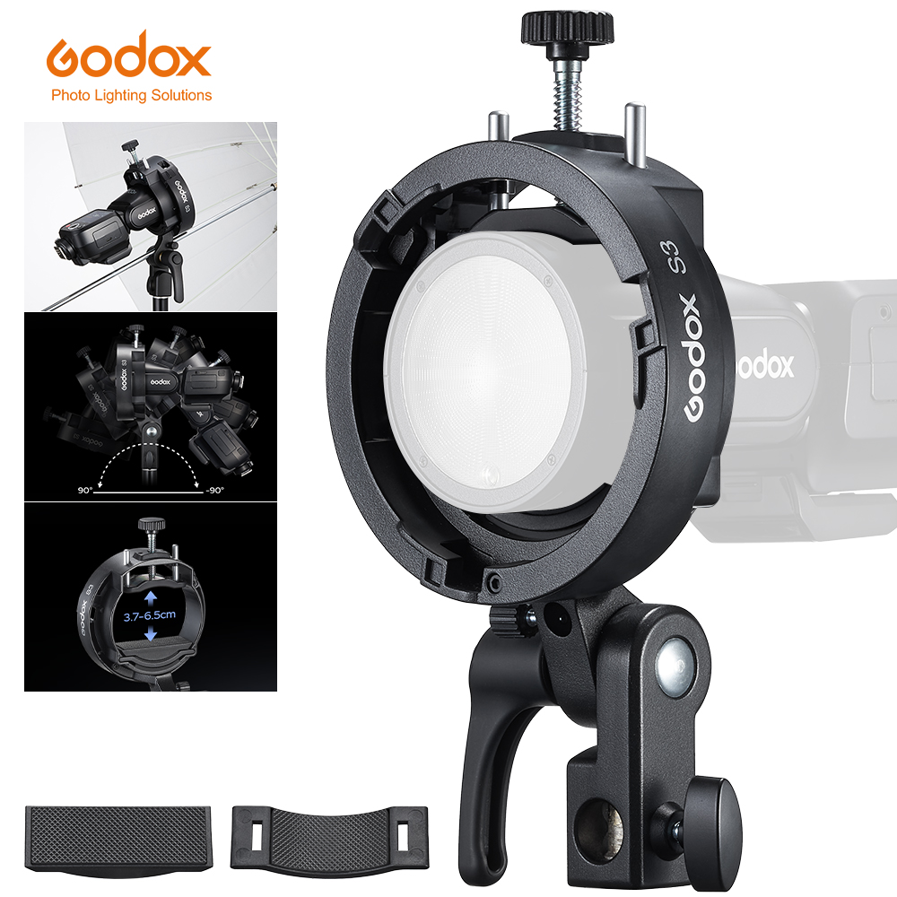 Godox Speedlite Flash - GODOX S3 Flash Bracket Speedlite Bracket