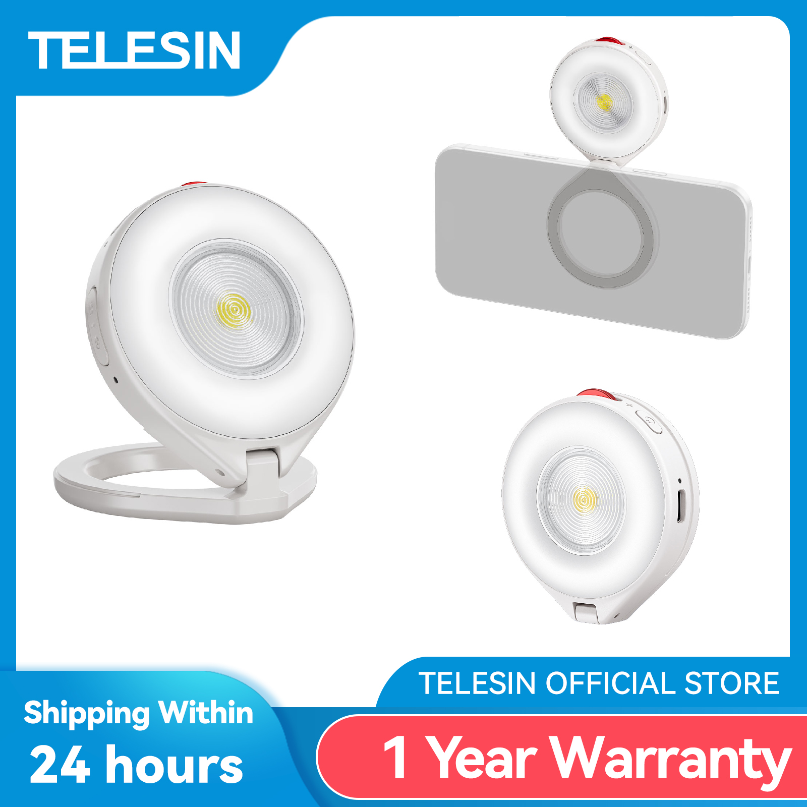Photography Lighting Brands - TELESIN Magnetic Smartphone Photography Flash light
