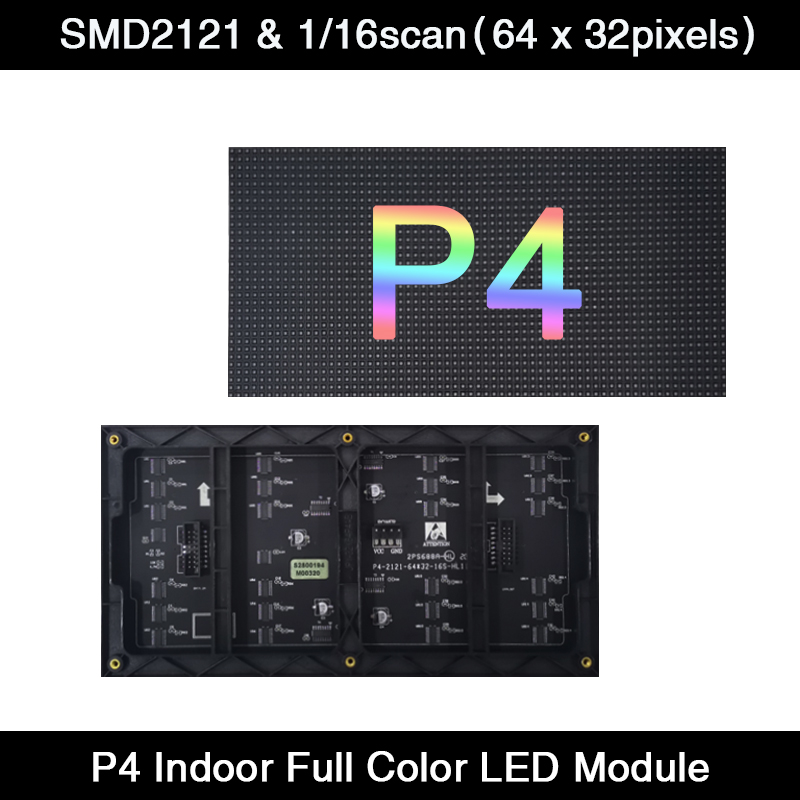 Video Light Panel Led - AiminRui High Resolution P4 Indoor 1/16