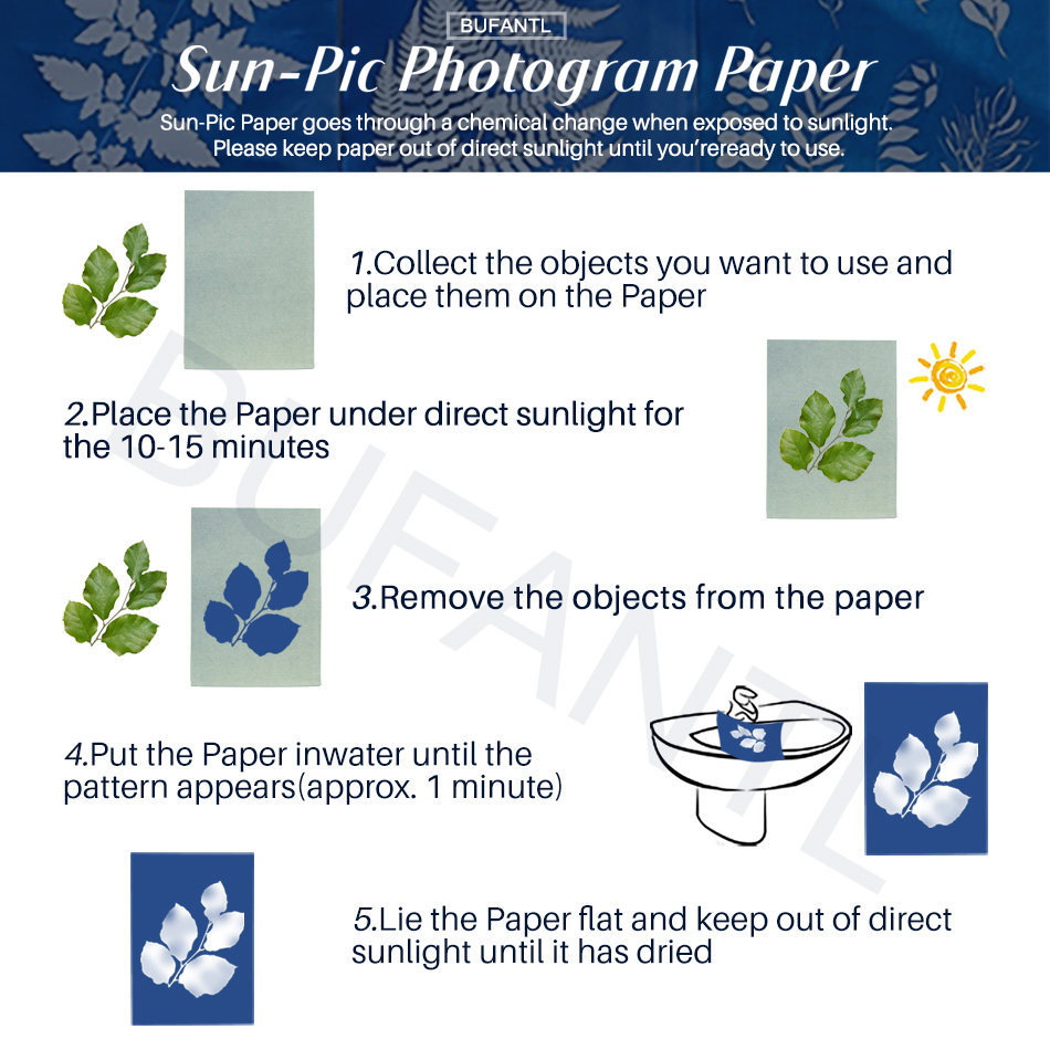 Cyanotype Paper 12 Sheets Refi - огляд і ціна Photography Lighting Beginners