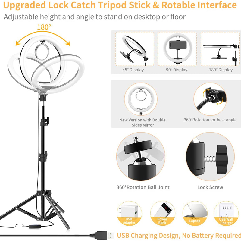 16/26/33cm Selfie Ring Light P - огляд і ціна Photography Lighting Stick