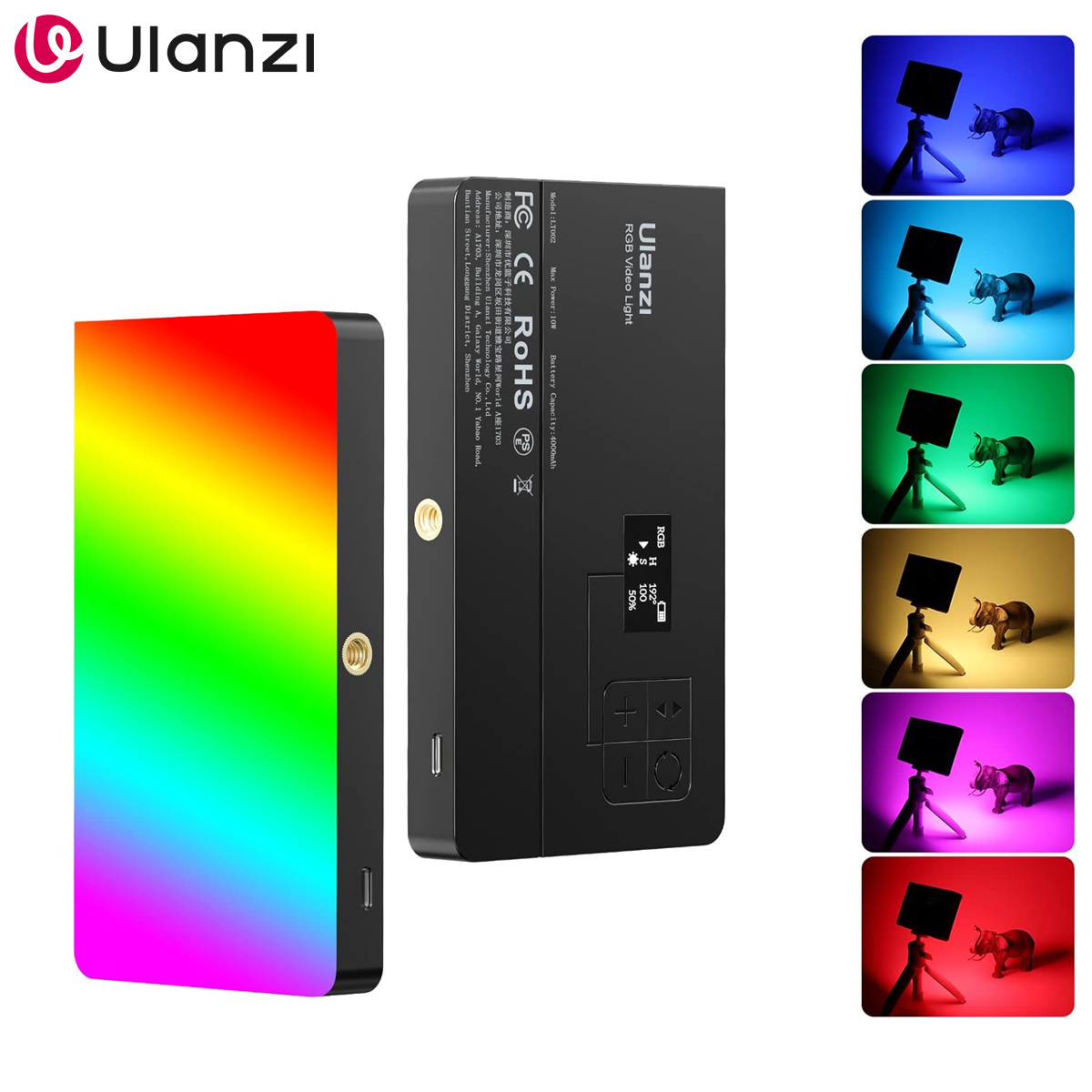 ULANZI LT002 RGB Video Light,  - огляд і ціна Video Light Panel Led