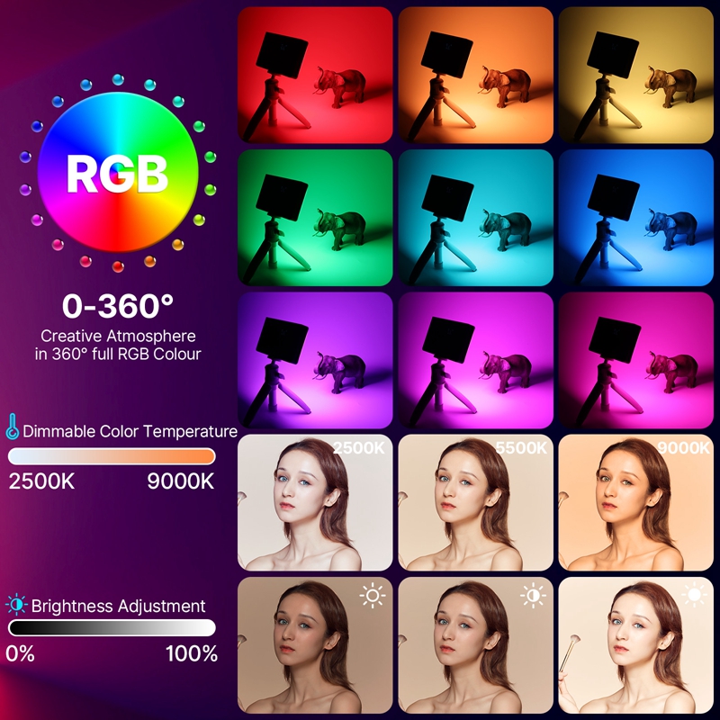 ULANZI LT002 RGB Video Light,  - огляд і ціна Video Light Panel Led