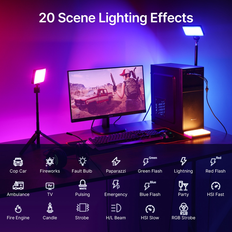 ULANZI LT002 RGB Video Light,  - огляд і ціна Video Light Panel Led