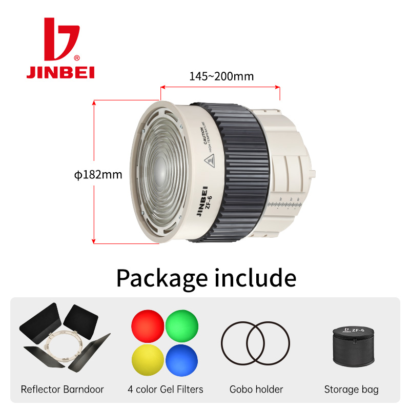 JINBEI ZF-6 Frenel Focalize Sp - огляд і ціна Photography Lighting Diy