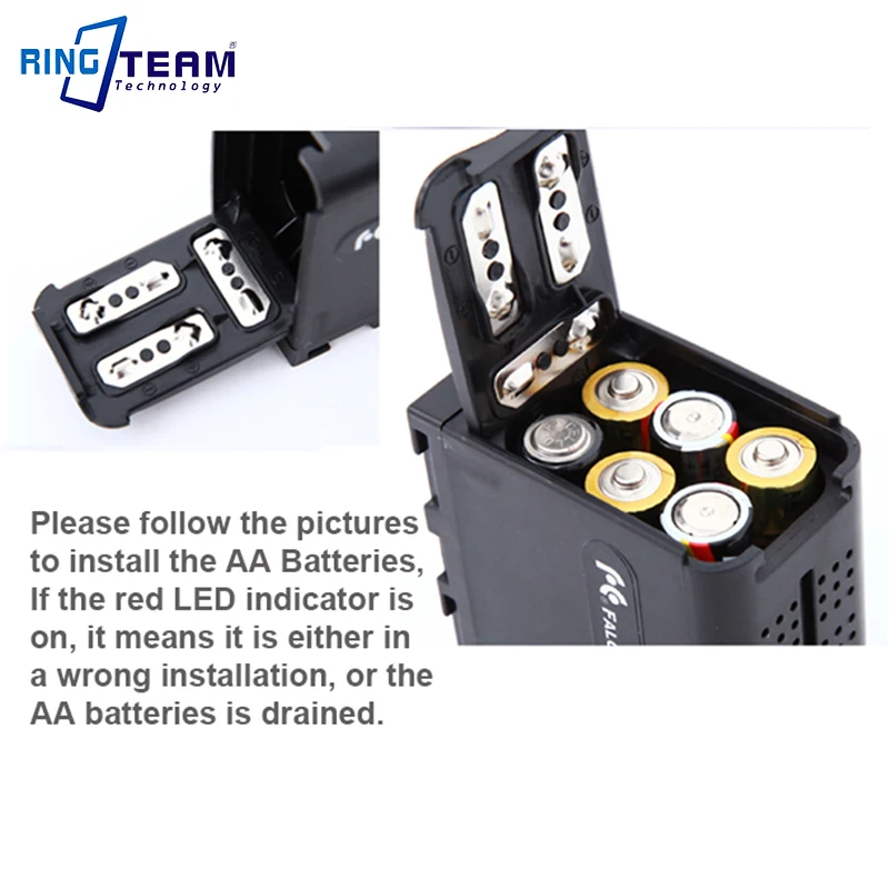 BB-6 BB6 Battery Box Case for  - огляд і ціна Video Light Panel Led