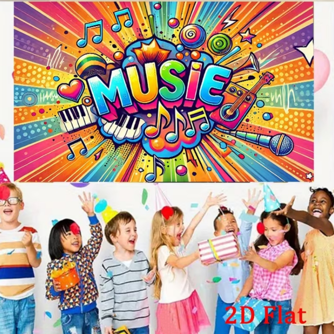 Vibrant Music Theme Glitter Pa - огляд і ціна Photography Lighting Backdrop