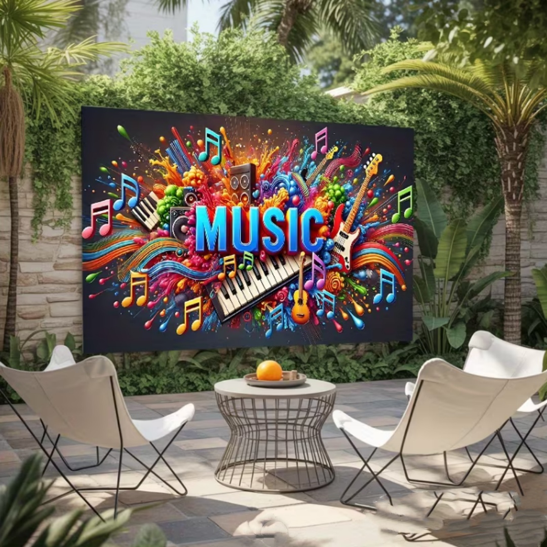Vibrant Music Theme Glitter Pa - огляд і ціна Photography Lighting Backdrop