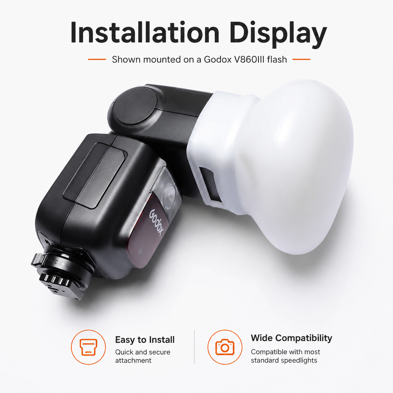 Soft Silicone Flash Light Cove - огляд і ціна Godox Speedlite Flash