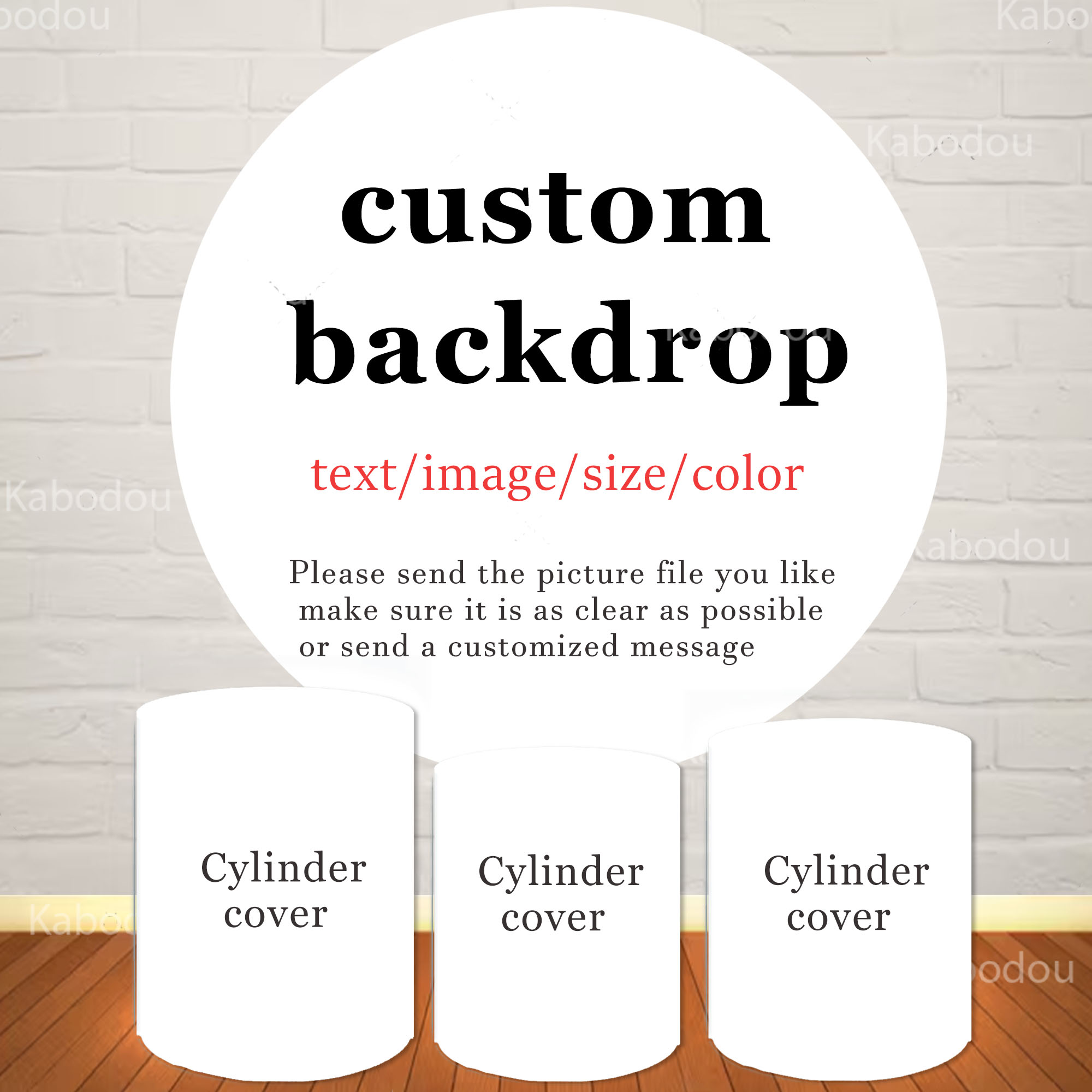 The Custom Round Backdrop  Cyl - огляд і ціна Photography Lighting Backdrop
