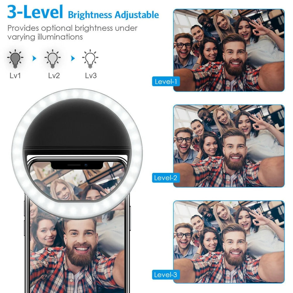 LED Selfie Fill Light USB Char - огляд і ціна Photography Lighting