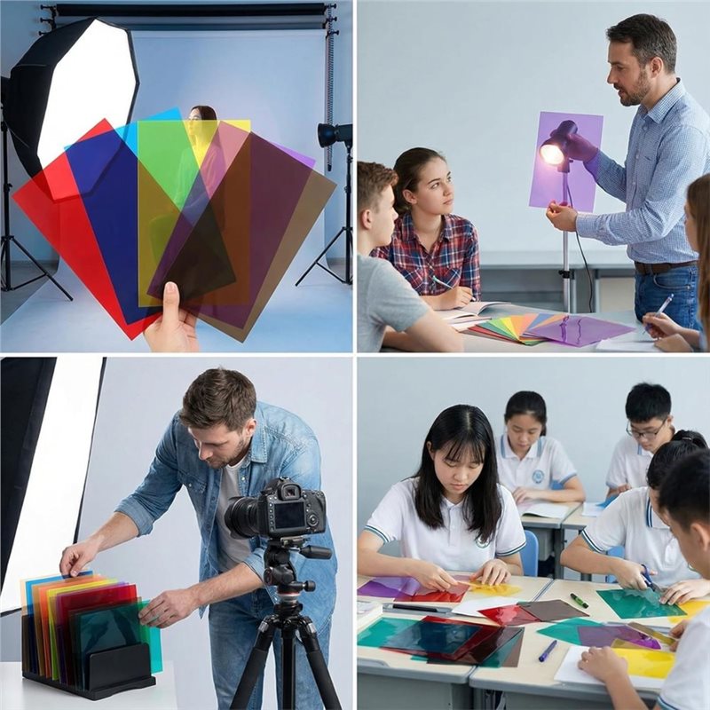 ABDJ-A4 PVC Sheets In 9 Colors - огляд і ціна Photography Lighting Diy