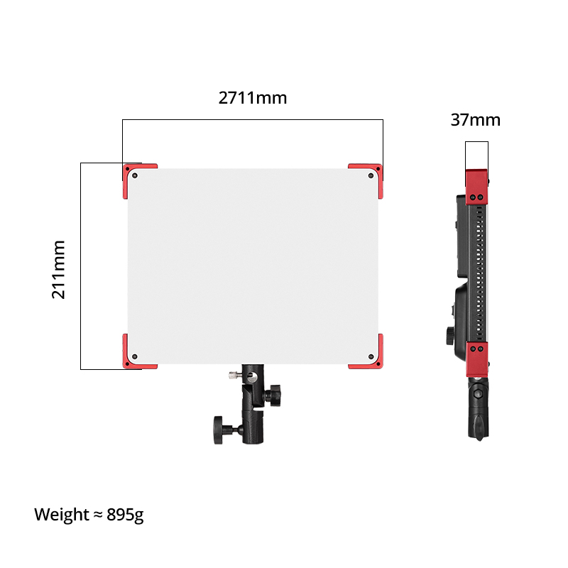 AMBITFUL LEDP60C Ultra-thin LE - огляд і ціна Video Light Panel Led