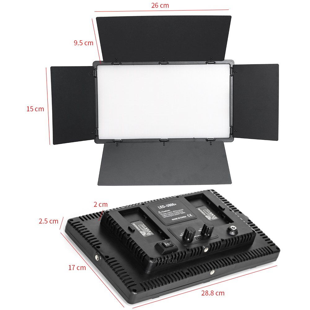 U800 LED Photo Studio Light fo - огляд і ціна Video Light Panel Led