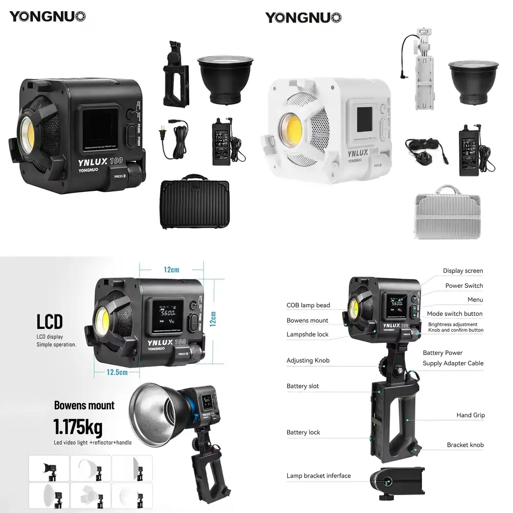 YONGNUO YNLUX100 100W 3200K-56 - огляд і ціна Photography Lighting