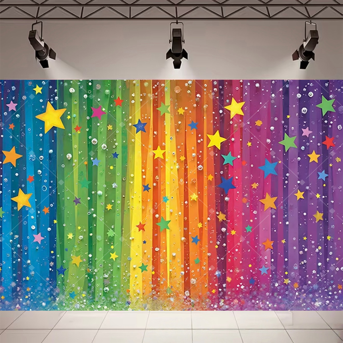 Colorful Rainbow Stage Light B - огляд і ціна Photography Lighting Backdrop