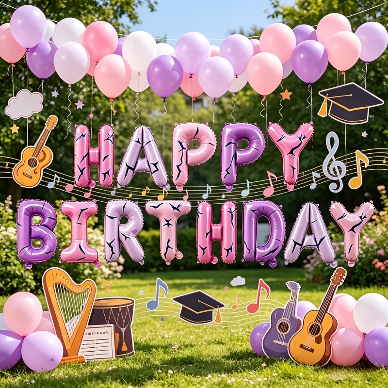 16inch purple pink Happy Birth - огляд і ціна Photography Lightning