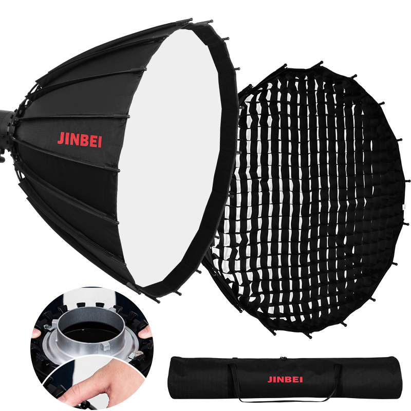JINBEI 120cm Deep Reflective P - огляд і ціна Parabolic Umbrella Deep
