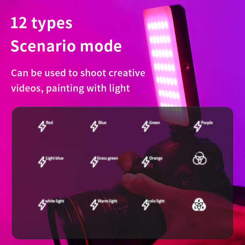 RGB Video Light Portable LED C - огляд і ціна Video Light Panel Led