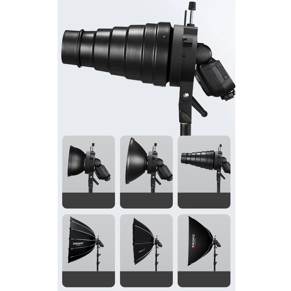 TRIOPO Universal Speedlite Bra - огляд і ціна Godox Speedlite Flash