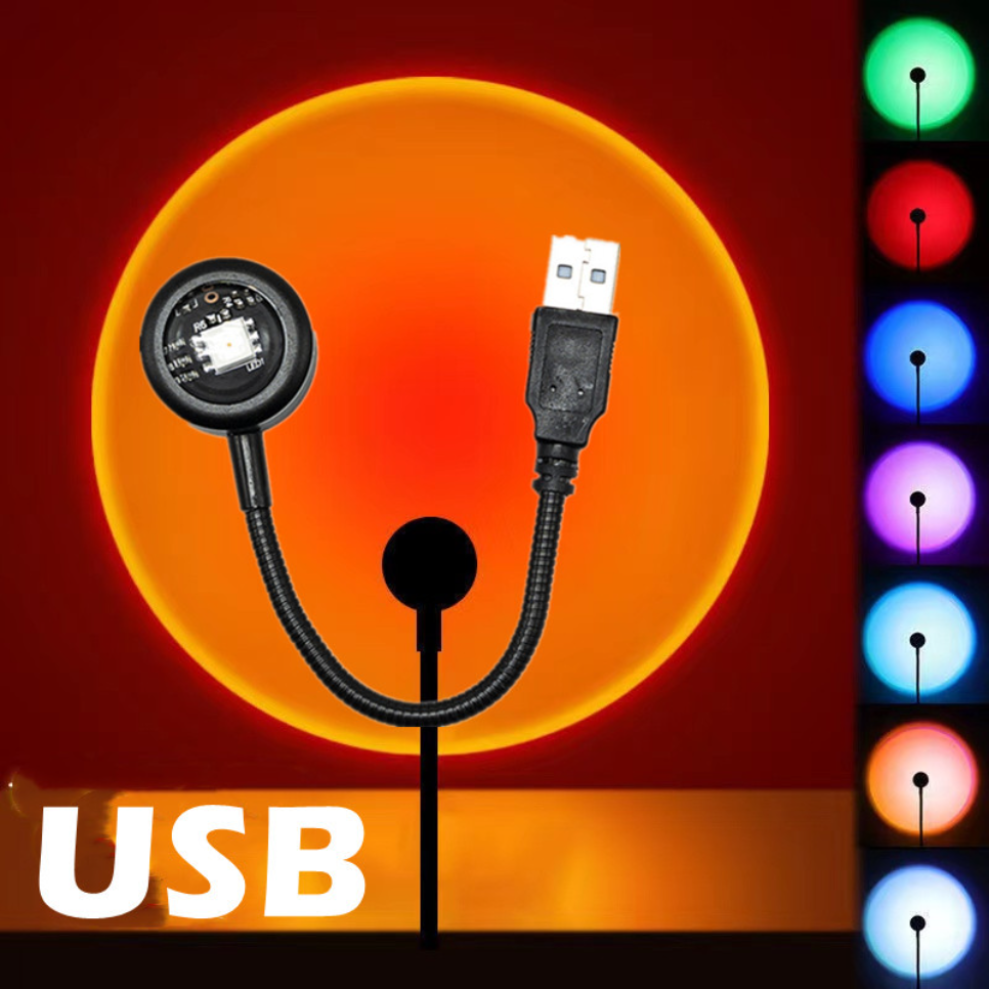 LDHLM Sunset Lamp LED USB Rain - огляд і ціна Photography Lighting Diy