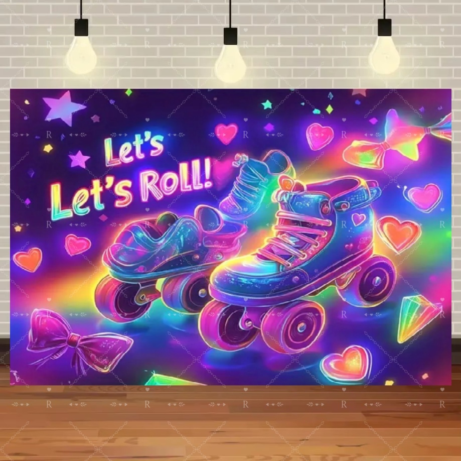 Roller Skating Shoes Theme Bir - огляд і ціна Photography Lighting And Backdrop