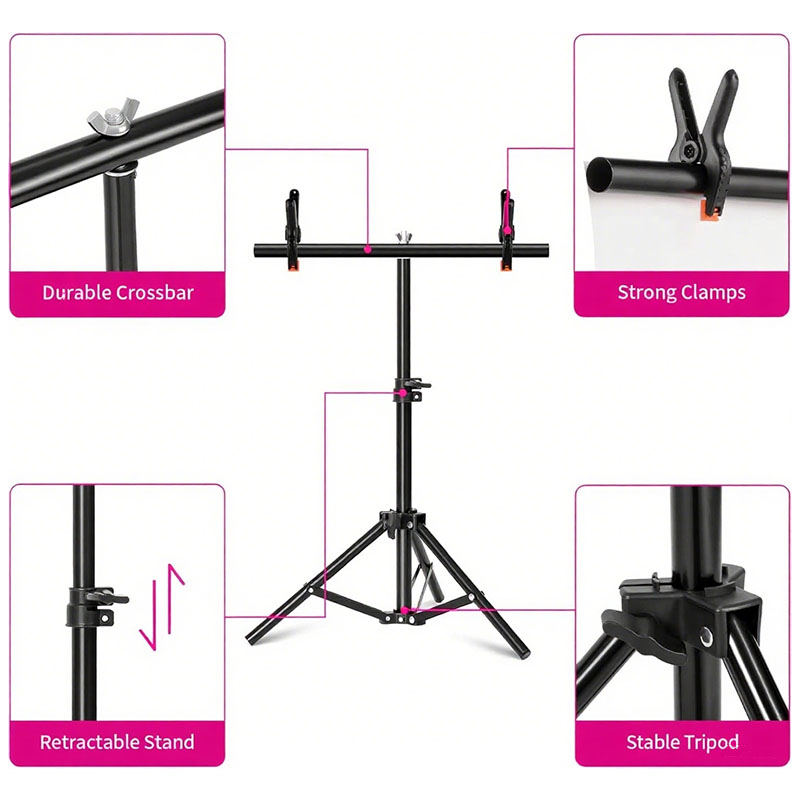 T-shaped Photography Backdrops - огляд і ціна Photography Lighting And Backdrop