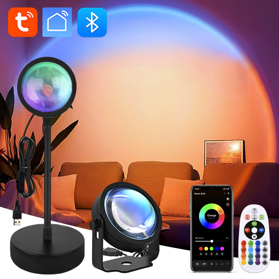 Smart LED Sunset Projector Lam - огляд і ціна Photography Lighting Diy