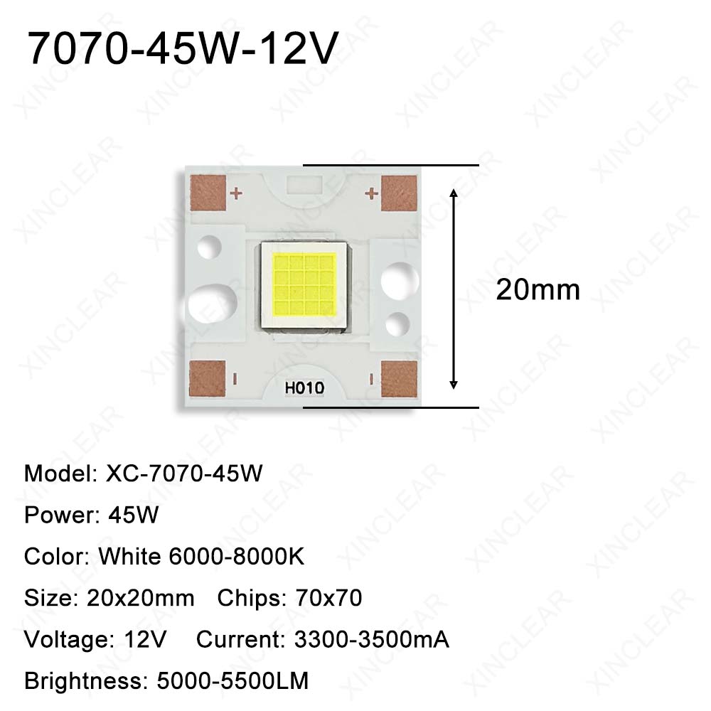 SMD 5050 7070 LED Chips 20W 45 - огляд і ціна Photography Lighting Diy