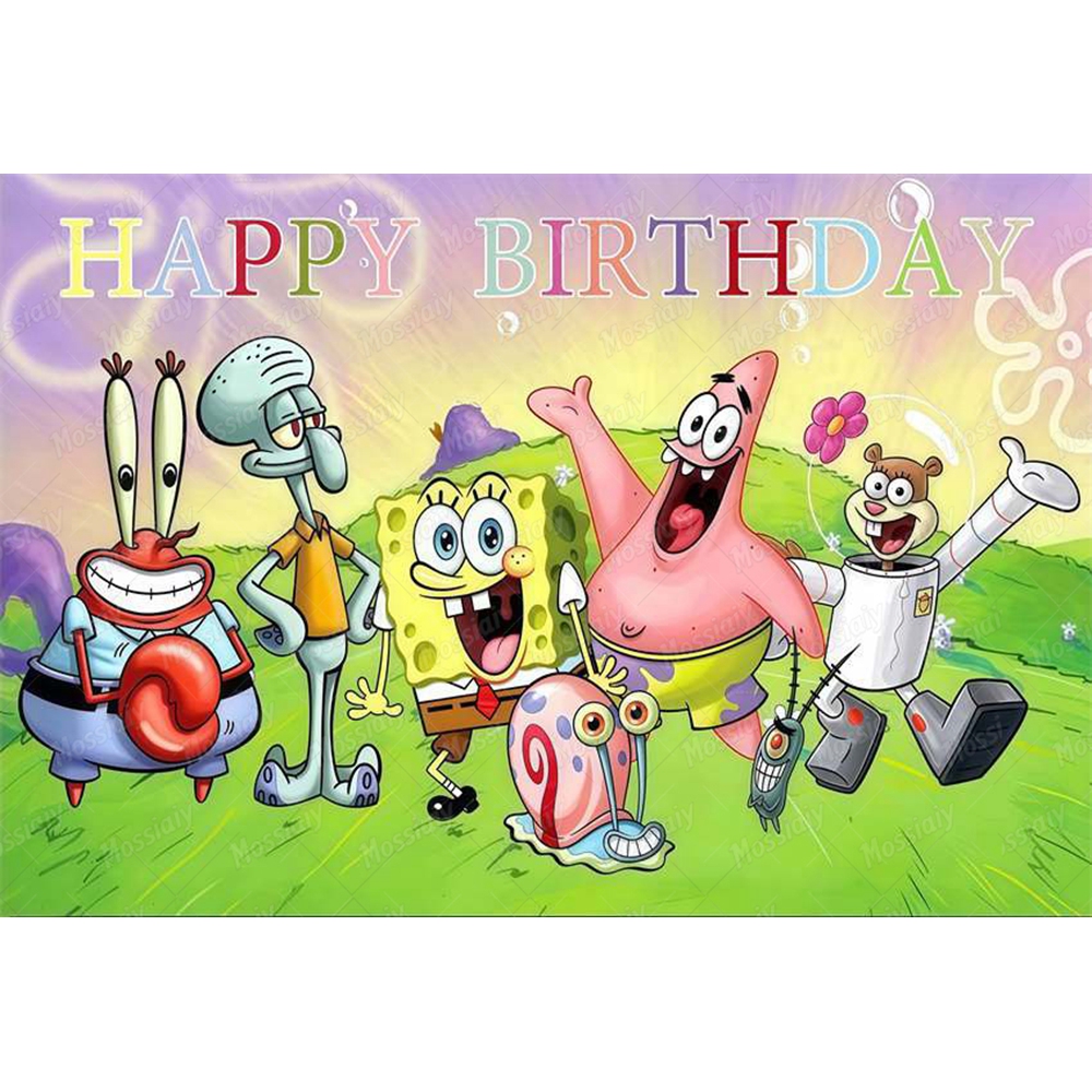 SpongeBob Theme Backdrop Carto - огляд і ціна Photography Lighting Backdrop