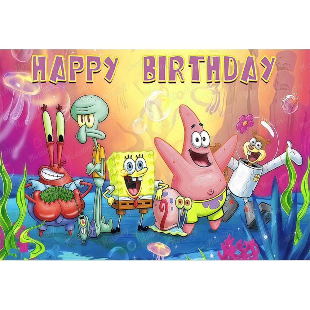 SpongeBob Theme Backdrop Carto - огляд і ціна Photography Lighting Backdrop