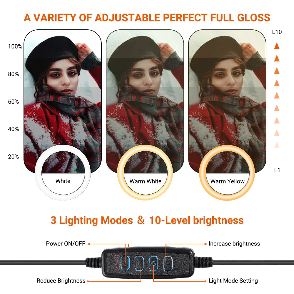 26cm 10 inch Led Ring Selfie L - огляд і ціна Photography Lightning