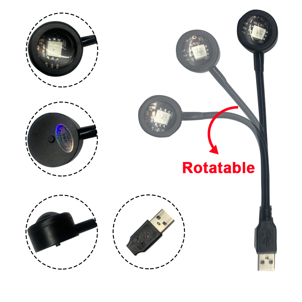 Mini LED Sunset Lamp USB Proje - огляд і ціна Photography Lighting Diy