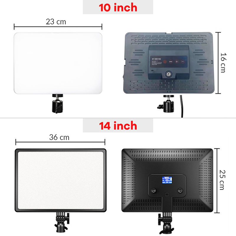 14inch 10inch LED Video Light  - огляд і ціна Video Light Panel Led