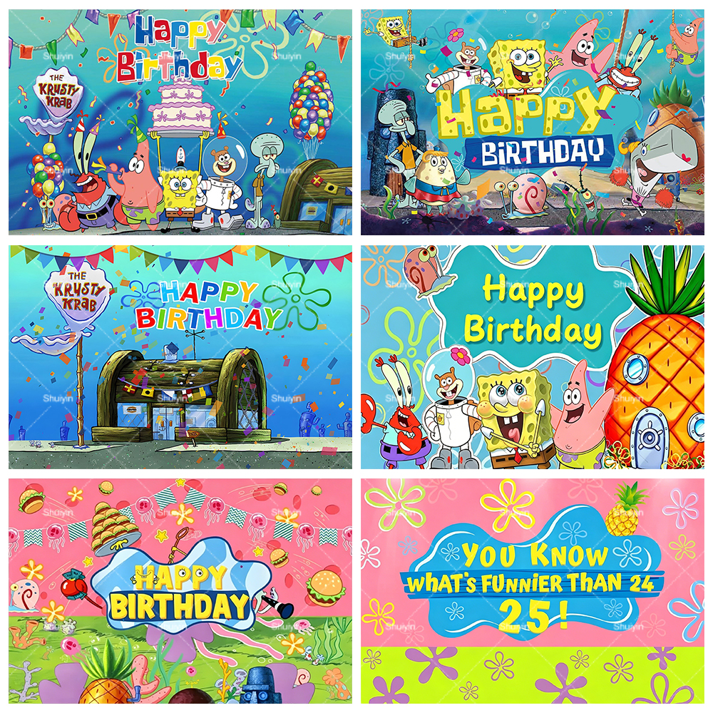 Cartoon SpongeBob Backdrop Chi - огляд і ціна Photography Lighting Backdrop