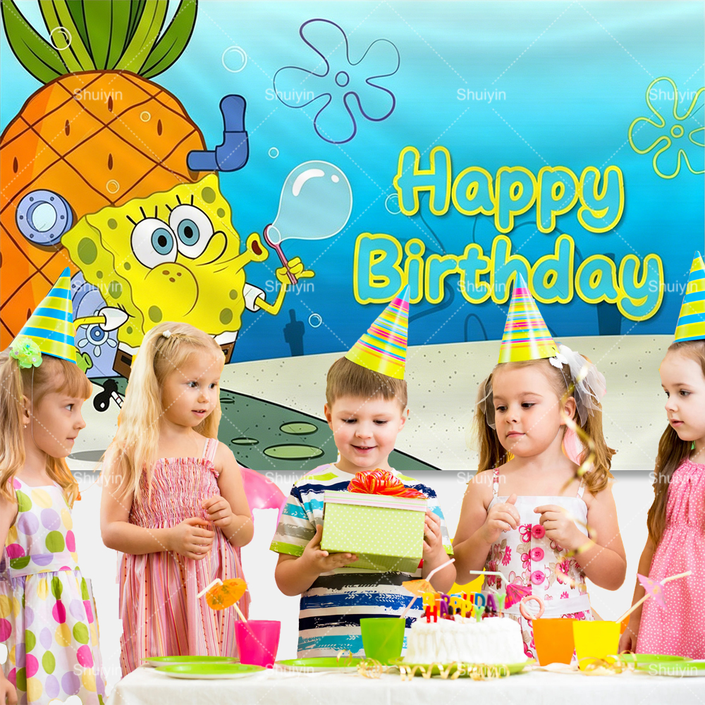 Cartoon SpongeBob Backdrop Chi - огляд і ціна Photography Lighting Backdrop