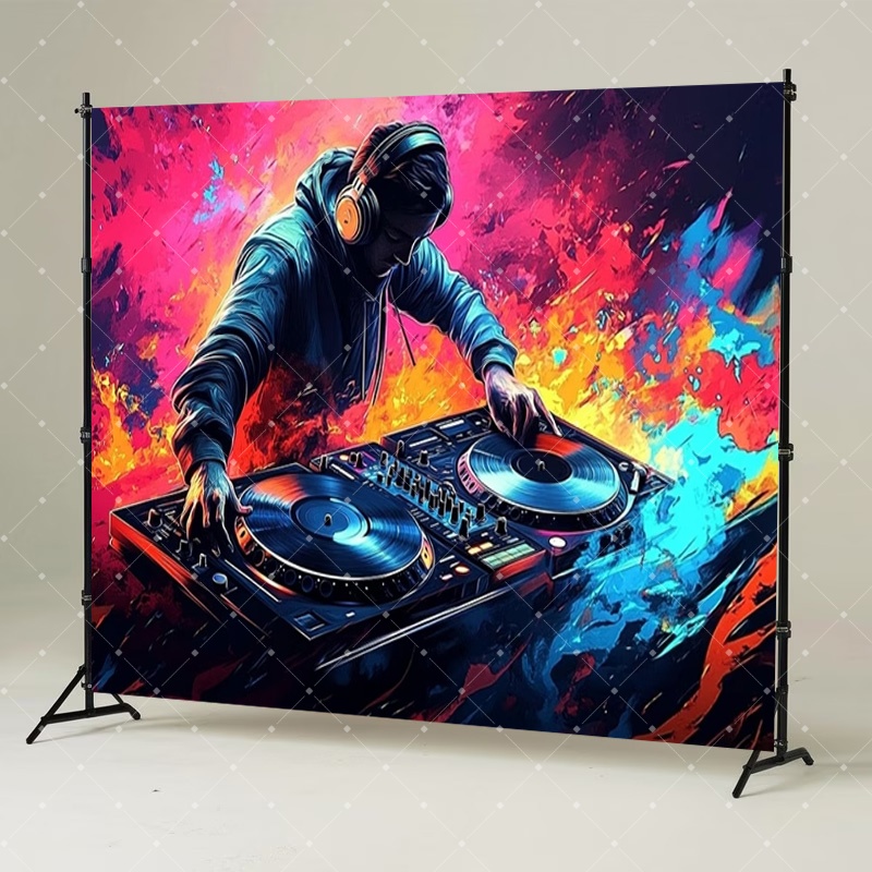 Hip Hop Music DJ Party Decorat - огляд і ціна Photography Lighting Backdrop