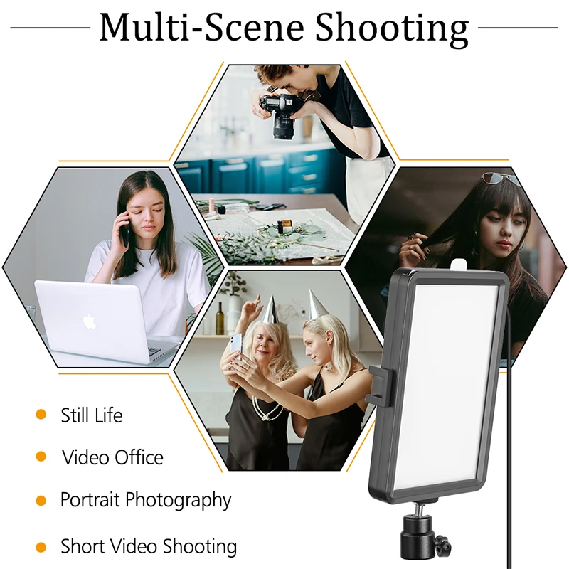 LED Video Light Dimmable Selfi - огляд і ціна Video Light Panel Led