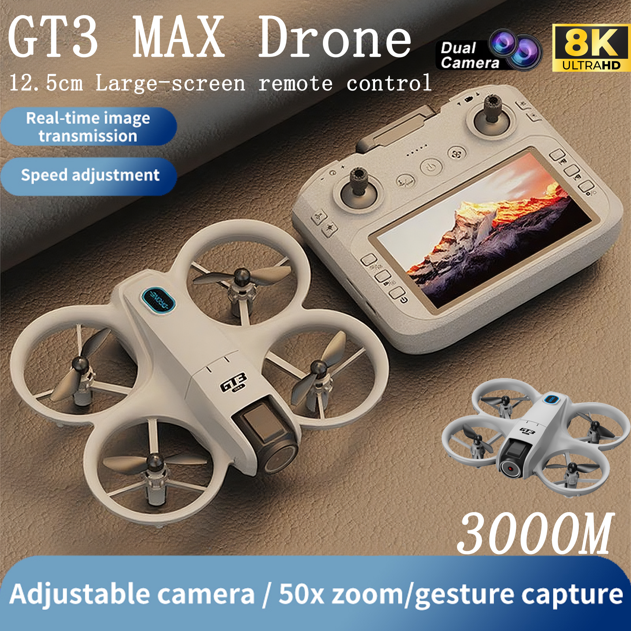 GT3 MAX Mini Drone 5G 8K GPS P - огляд і ціна Photography Lighting Beginners