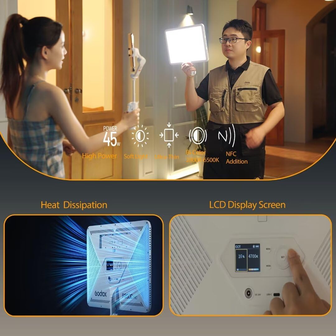 Godox P260C Pro LED Video Ligh - огляд і ціна Video Light Panel Led