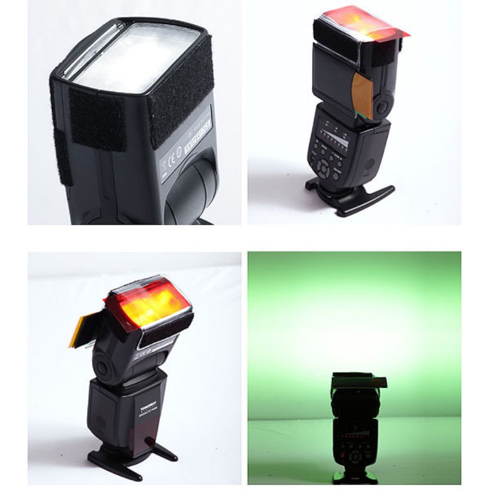 12 Colors Camera Flash Gels Li - огляд і ціна Photography Lighting Diy